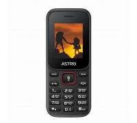 Мобільний телефон Astro A144 Black Red