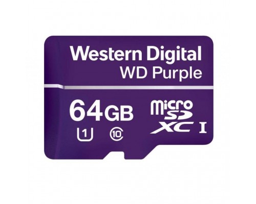 Карта пам'яті WD 64GB microSDXC class 10 UHS-I (WDD064G1P0A)