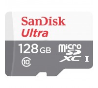 Карта пам'яті SANDISK 128GB microSDHC class 10 UHS-I Ultra (SDSQUNR-128G-GN3MA)