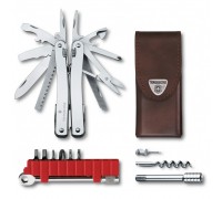 Мультитул Victorinox SwissTool Spirit X Plus Ratchet Leather Case (3.0236.L)