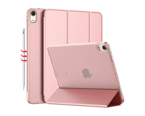 Чохол до планшета BeCover Tri Fold Hard Apple iPad Air 5 (2022) 10.9" Pink (709664)