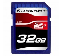 Карта пам'яті Silicon Power 32Gb SDHC class 4 (SP032GBSDH004V10)