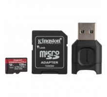 Карта памяти Kingston 128GB microSDXC class 10 Canvas React+ (MLPMR2/128GB)