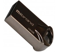 USB флеш накопичувач Mibrand 16GB Hawk Black USB 2.0 (MI2.0/HA16M1B)