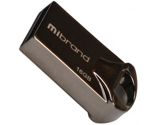 USB флеш накопичувач Mibrand 16GB Hawk Black USB 2.0 (MI2.0/HA16M1B)