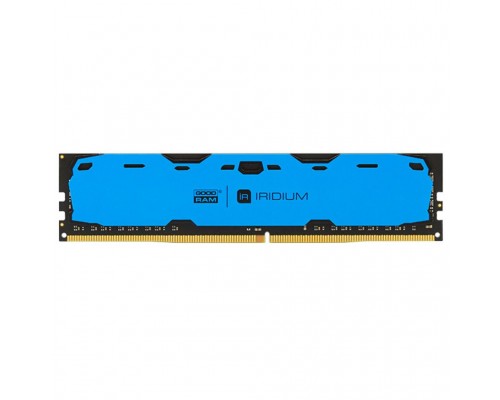 Модуль пам'яті для комп'ютера DDR4 8GB 2400 MHz Iridium Blue GOODRAM (IR-B2400D464L15S/8G)