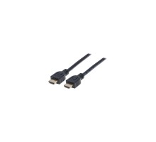 Кабель мультимедійний HDMI to HDMI 1.0m V1.4 CL3 Manhattan Intracom (353922)