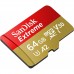 Карта пам'яті SanDisk 64GB microSDXC class 10 UHS-I U3 Extreme V30 (SDSQXA2-064G-GN6MA)