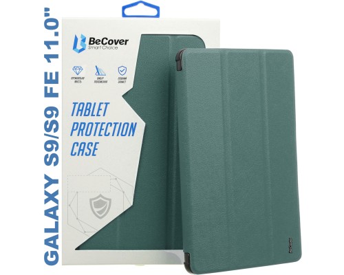 Чохол до планшета BeCover Soft Edge stylus holder Samsung Tab S9 (SM-X710/SM-X716)/S9 FE (SM-X510/SM-X516B) 11.0" Dark Gre (710440)