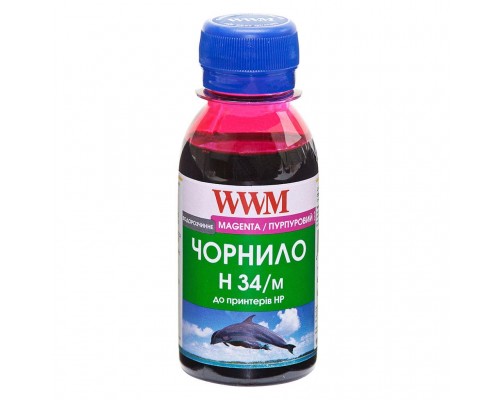 Чорнило WWM HP № 22/134/136 100г Magenta (H34/M-2)