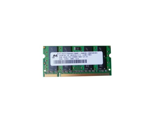Модуль памяти для ноутбука SoDIMM DDR2 2GB 800 MHz MICRON (MT16HTF25664HY-800E1_)