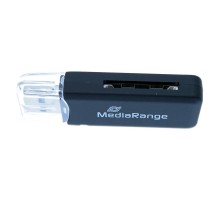 Считыватель флеш-карт MediaRange USB 2.0 black (MRCS506)