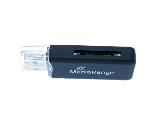 Считыватель флеш-карт MediaRange USB 2.0 black (MRCS506)