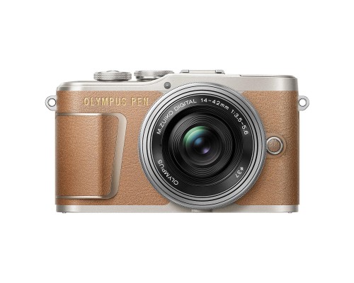 Цифровий фотоапарат Olympus E-PL9 14-42 mm Pancake Zoom Kit brown/silver (V205092NE000)