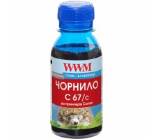 Чорнило WWM Canon PFI–107 100г Cyan PFI–107С (C67/C-2)