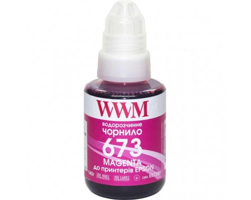 Чорнило WWM Epson L800 140г Magenta (E673M)