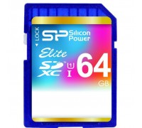 Карта пам'яті Silicon Power 64Gb SDXC class 10 UHS-I Elite (SP064GBSDXAU1V10)