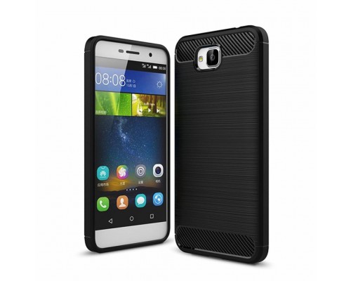 Чохол до мобільного телефона для Huawei Y6 Pro 2017 Carbon Fiber (Black) Laudtec (LT-HY6PROB)