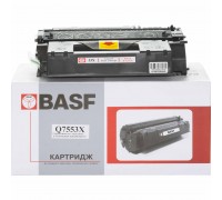 Картридж BASF для HP LJ P2015/P2014/M2727 аналог Q7553X Black (KT-Q7553X)