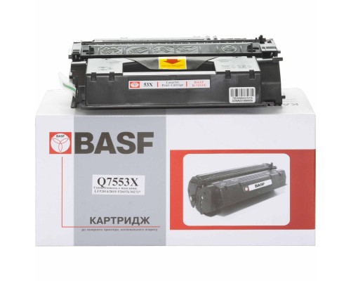 Картридж BASF для HP LJ P2015/P2014/M2727 аналог Q7553X Black (KT-Q7553X)