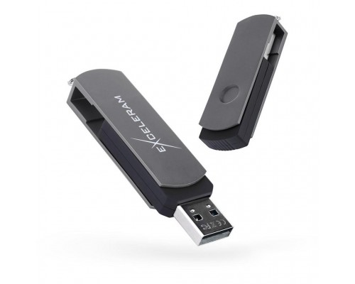 USB флеш накопичувач eXceleram 64GB P2 Series Gray/Black USB 2.0 (EXP2U2GB64)