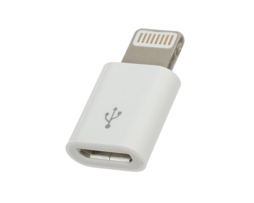 Перехідник PowerPlant Apple Lightning 8-pin to Micro USB (DV00DV4047)