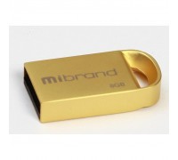 USB флеш накопичувач Mibrand 8GB lynx Gold USB 2.0 (MI2.0/LY8M2G)