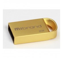 USB флеш накопичувач Mibrand 8GB lynx Gold USB 2.0 (MI2.0/LY8M2G)