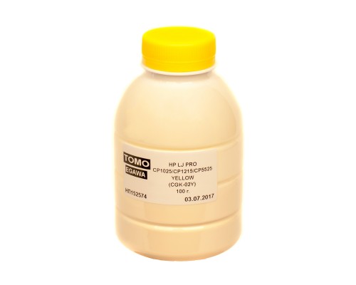 Тонер HP LJ PRO CP1025/CP1215/CP5525 100g YELLOW Chemical Tomoegawa (CGK-02Y-100)