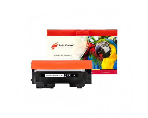 Картридж Static Control HP W2070A (117A) black Parrot (002-01-S2070APB)