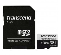Карта пам'яті Transcend 128GB microSDXC class 10 UHS-I U3 A2 (TS128GUSD330S)