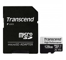 Карта пам'яті Transcend 128GB microSDXC class 10 UHS-I U3 A2 (TS128GUSD330S)
