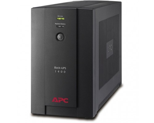 Пристрій безперебійного живлення APC Back-UPS 1400VA, IEC (BX1400UI)