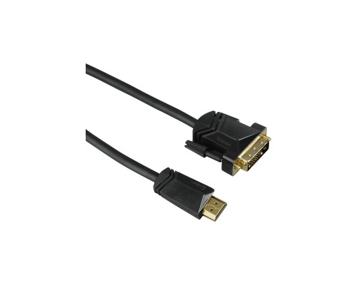 Кабель мультимедійний HDMI to DVI 1.5m HAMA (00122132)