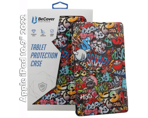 Чохол до планшета BeCover Smart Case Apple iPad 10.9" 2022 Graffiti (709198)