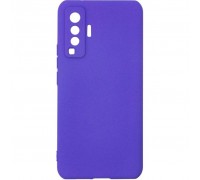 Чохол до моб. телефона DENGOS Carbon Vivo X50, violet (DG-TPU-CRBN-101) (DG-TPU-CRBN-101)