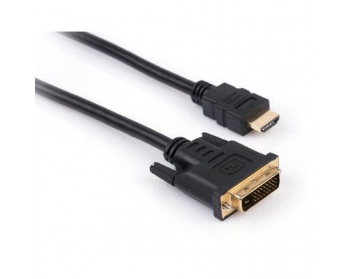 Кабель мультимедийный HDMI to DVI 24+1 3.0m Vinga (VCPHDMIDVI3)