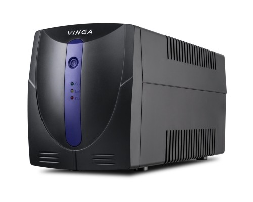 Пристрій безперебійного живлення Vinga LED 600VA plastic case with USB (VPE-600PU)