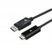 Кабель мультимедійний DisplayPort to HDMI 1.8m 2E (2E-W1705)