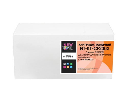 Картридж NewTone HP LJ Pro M203/227/CF230X Black (NT-KT-CF230X)