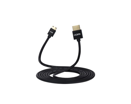 Кабель мультимедійний HDMI to mini HDMI 2.0m 2E (2EW-1120-2m)