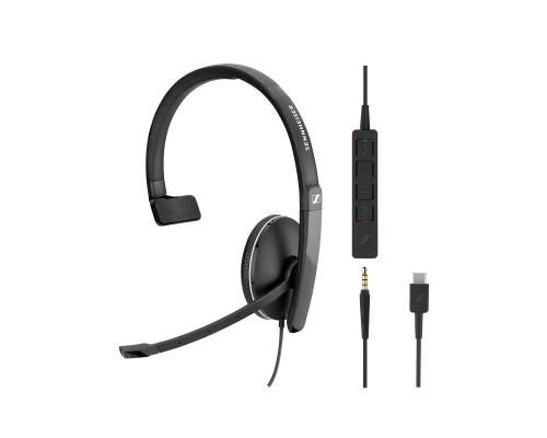 Навушники Sennheiser SC 135 USB-C / 3.5mm Mono (508355)