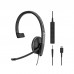 Навушники Sennheiser SC 135 USB-C / 3.5mm Mono (508355)