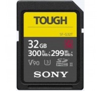 Карта пам'яті SONY 32GB SDHC class 10 UHS-II U3 V90 Tough (SF32TG)