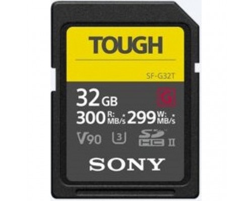 Карта пам'яті SONY 32GB SDHC class 10 UHS-II U3 V90 Tough (SF32TG)