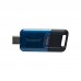USB флеш накопичувач Kingston 64GB DataTraveler 80 M USB-C 3.2 Blue/Black (DT80M/64GB)
