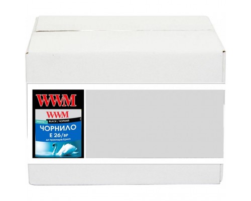 Чорнило WWM Epson XP-600/XP-605/XP-700 20кг Black pigm. (E26/BP-8)