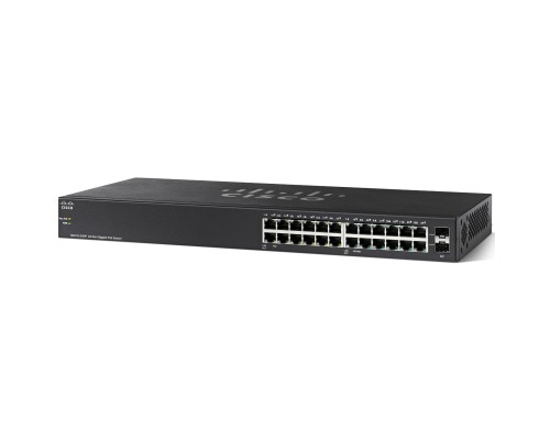 Комутатор мережевий Cisco SG110-24HP-EU