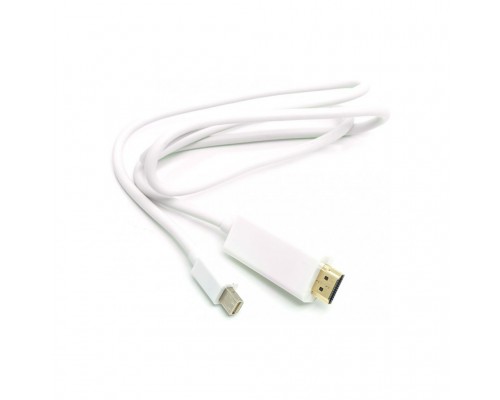 Кабель мультимедійний miniDisplayPort (M) to HDMI (M) 1.0m PowerPlant (CA912131)
