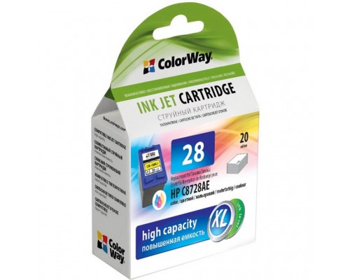 Картридж ColorWay HP №28XL color (C8728AE) ink level (CW-H28XL-I)